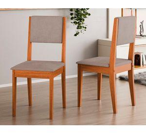 Juego comedor 6 sillas Dubai roble 160x90 cm