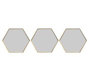 Espejo decorativo Hexagonales NY 3 und.