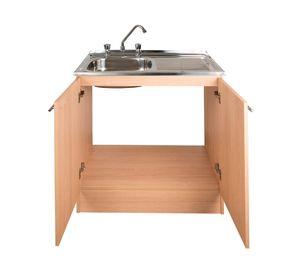 Mueble base lavaplatos 100 derecho beige 98 cm
