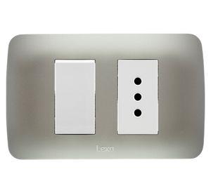 Interruptor simple KER-912 10A plata