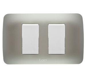 Interruptor KER-912 10A plata