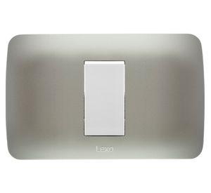 Interruptor KER-912 10A plata