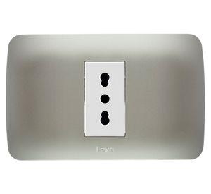 Toma corriente simple KER-10/16A plata
