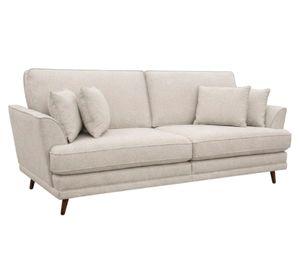Sofá 3 cuerpos Tailandia poliéster beige claro