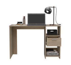 Escritorio recto 1 caj贸n Omma 73x110x43.3 cm rovere
