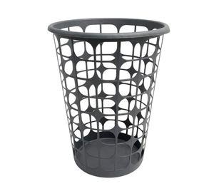 Cesto de ropa gris polipropileno 50 litros