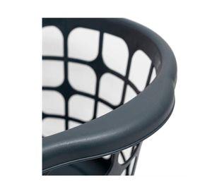 Cesto de ropa gris polipropileno 50 litros