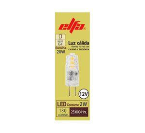 Ampolleta LED 2W G4 cálida
