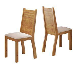 Juego de comedor 8 sillas Dominus beige 120x80.5x120 cm