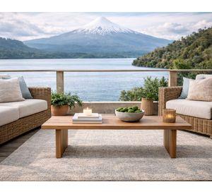Mesa de centro rectangular Tongoy madera 150 cm
