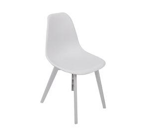 Silla minimalista DDT9532 blanco