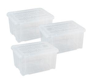 Caja organizadora transparente polipropileno 10 litros