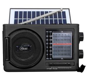 Radio retro solar portable 9460 negro