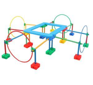 Juego circuito psicomotriz Montessori 10 en 1 multicolor