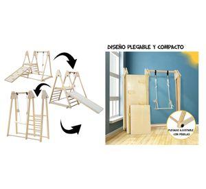 Juego escalada plegable Montessori 4 en 1 café