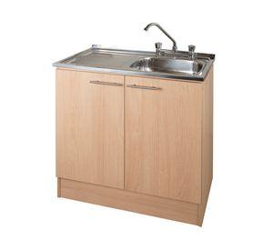 Mueble base lavaplatos izquierdo 80 cm