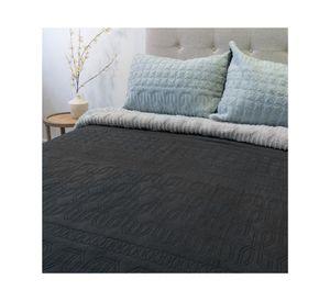 Quilt hotpress Viena Súper King negro