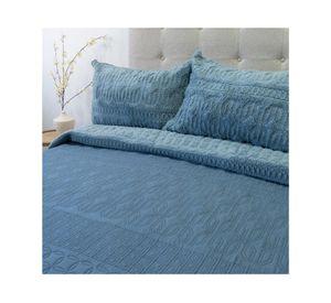 Quilt hotpress Viena 2 plazas azul