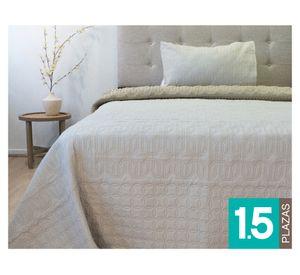 Quilt hotpress Viena 1.5 plazas beige