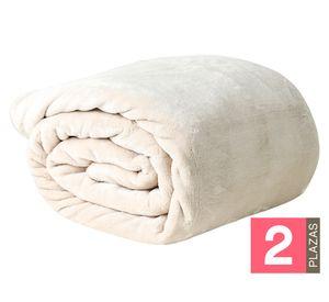 Frazada Warm Ecru beige 2 plazas