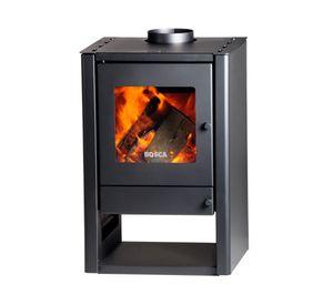 Calefactor a leña Gold 380 + kit Instalación 10500W charcoal