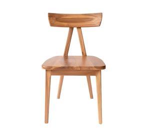 Silla Aleta natural 77x57x45 cm
