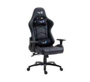 Silla gamer Black Panther negro/negro