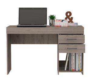 Escritorio recto 2 cajones Ibare milan 75x120x45.7 cm