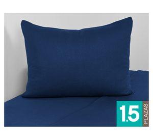Juego de sábana 1.5 plazas azul azul