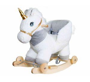 Balancín correpasillos 2 en 1 unicornio blanco