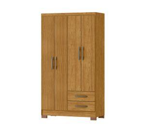 Clóset 4 puertas Classic marroco ripado 188x104.8x46.5 cm
