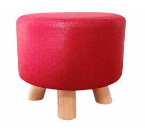 Mini pouf DDT6179 rojo