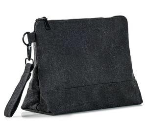 Neceser canvas negro 20x15 cm