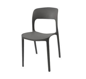 Silla apilable plástico Deco Nuremberg gris
