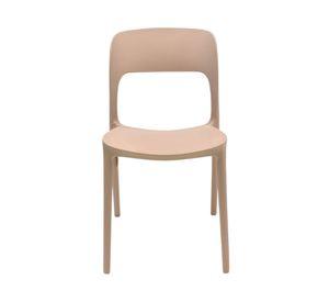 Silla apilable plástico Deco Nuremberg beige