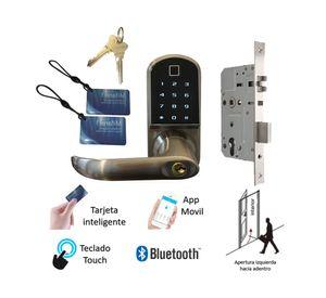 Cerradura digital D210 BT doble izquierda zinc