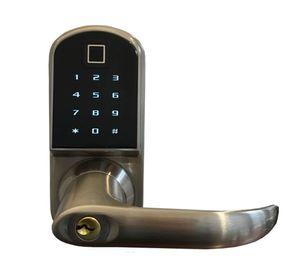 Cerradura digital D210 WF simple derecha zinc
