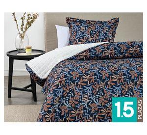 Quilt Lia azul 1.5 plazas