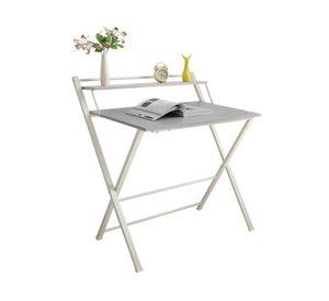 Escritorio home office Plegable gris 93x88x50 cm
