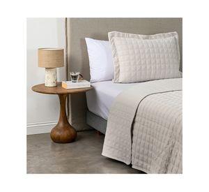 Quilt Squares Sand beige 1.5 plazas