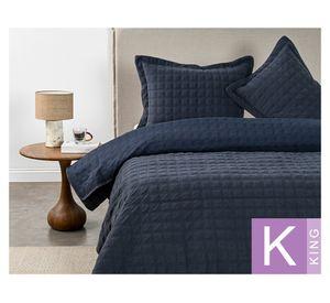 Quilt Squares Cobalto King