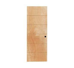 Puerta ruteada Milano terciado70x200 cm