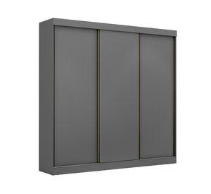 Clósets 3 puertas Ambar gris 225x235x52 cm