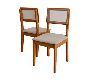 Juego comedor 6 sillas Santiago blanco 160x90 cm