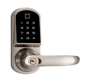 Cerradura digital D210 BT simple derecha zinc