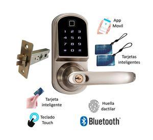 Cerradura digital D210 BT simple derecha zinc