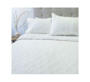 Quilt hotpress Viena blanco 2 plazas