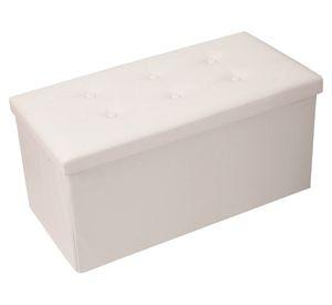 Baúl CDX715 crema PVC 36x37x75 cm