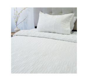 Quilt hotpress Viena blanco 1.5 plazas