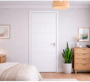 Puerta prepintada Milano MD 70x200 cm
